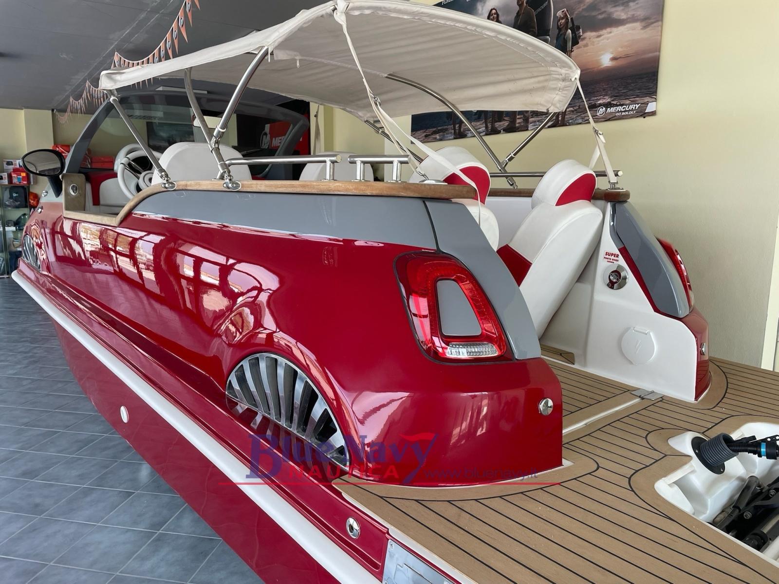 car off shore Fiat 500 classic + 40cv pro mercury