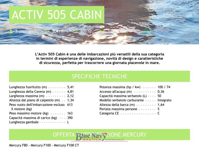 quicksilver 505 cabin