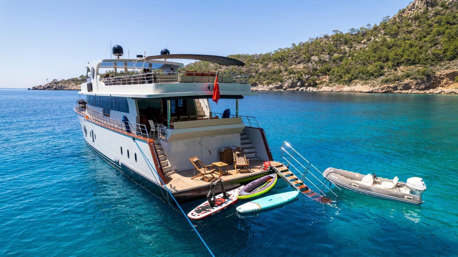 fethiye shipyard Mysy trawler 26m