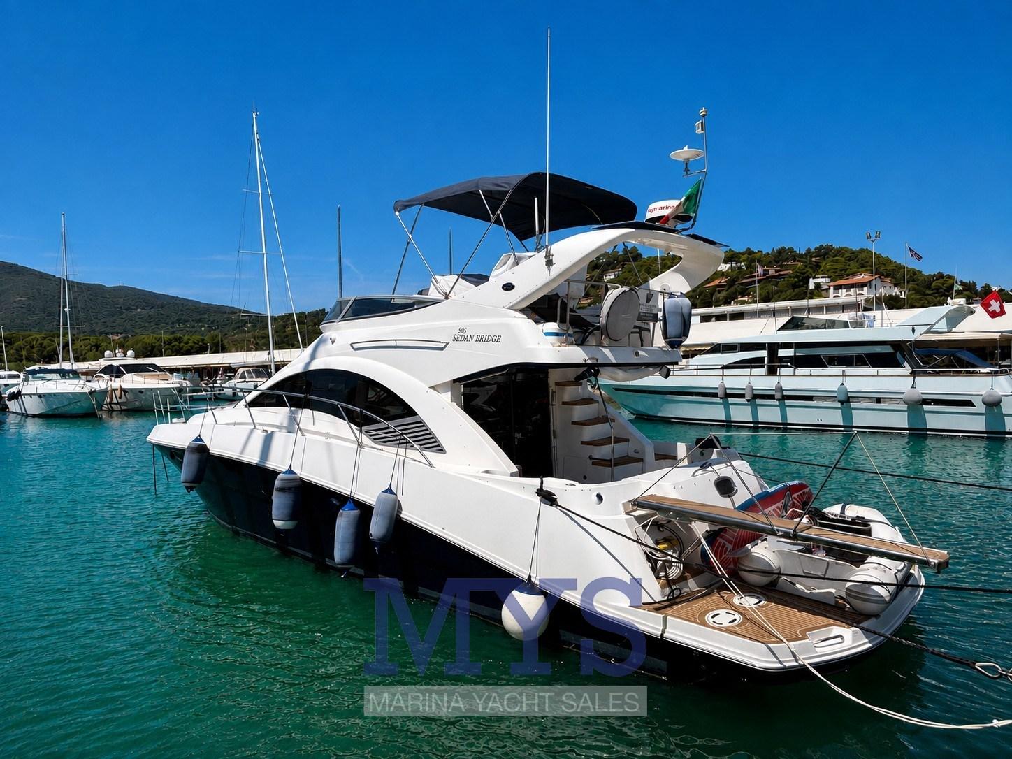 sea ray 505 fly sedan bridge