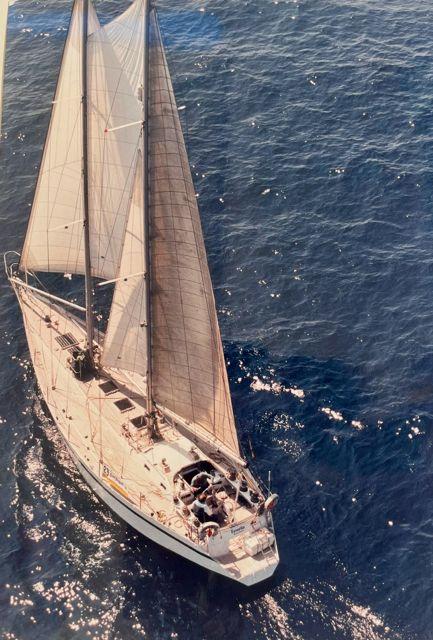 custom built boat Damien ii joubert-nivelt 16m steel sailing yacht