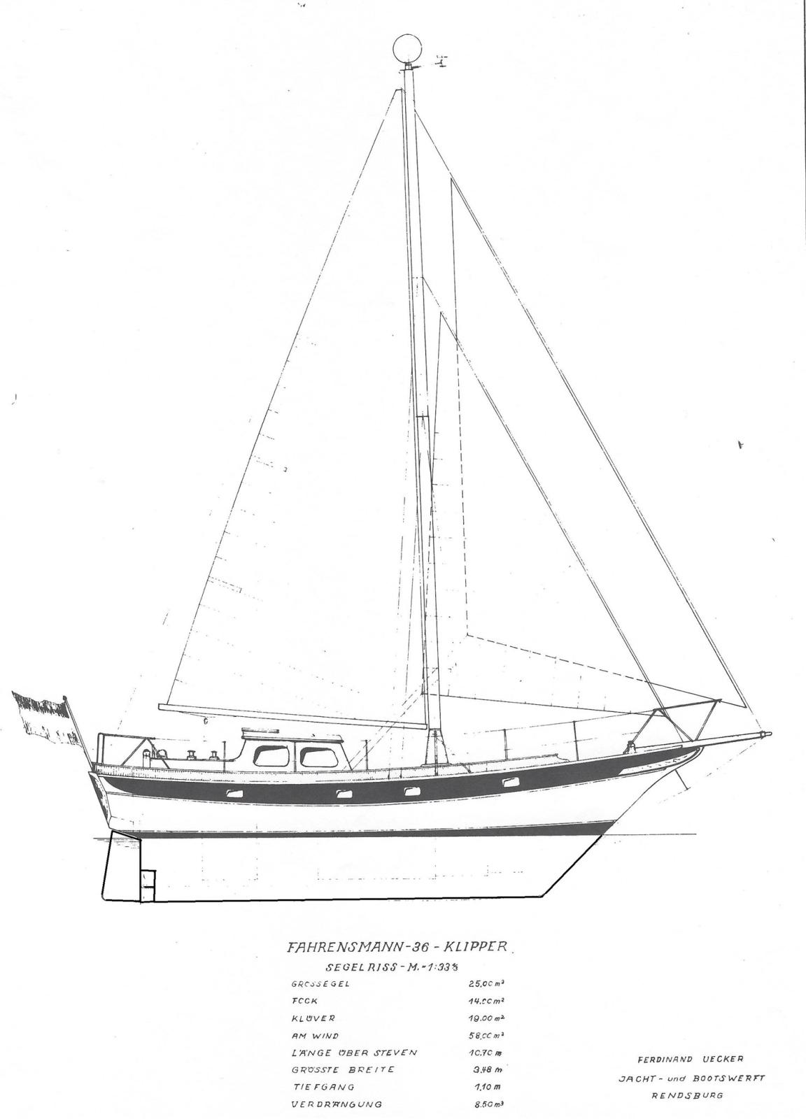 uecker yacht- und bootsbau rendsburg Fahrensmann 36