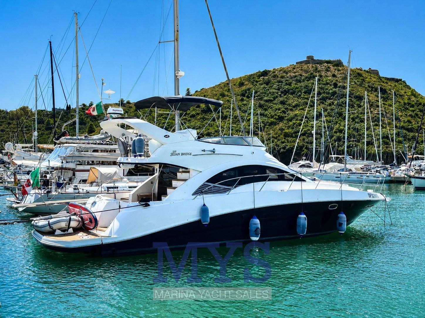 sea ray 505 fly sedan bridge