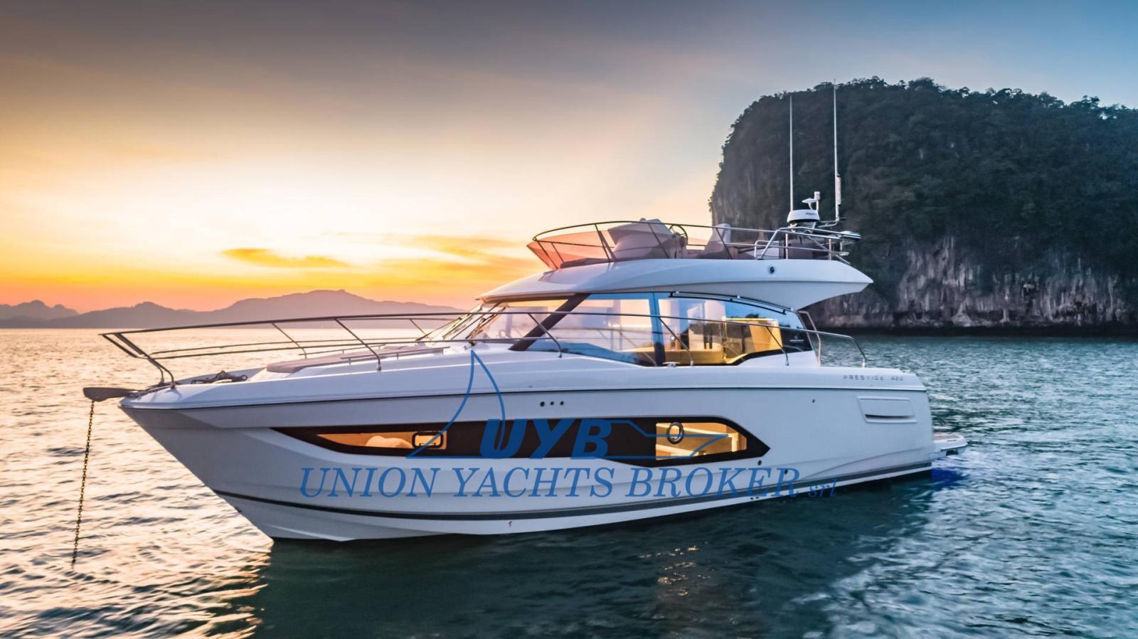 prestige 420 flybridge line