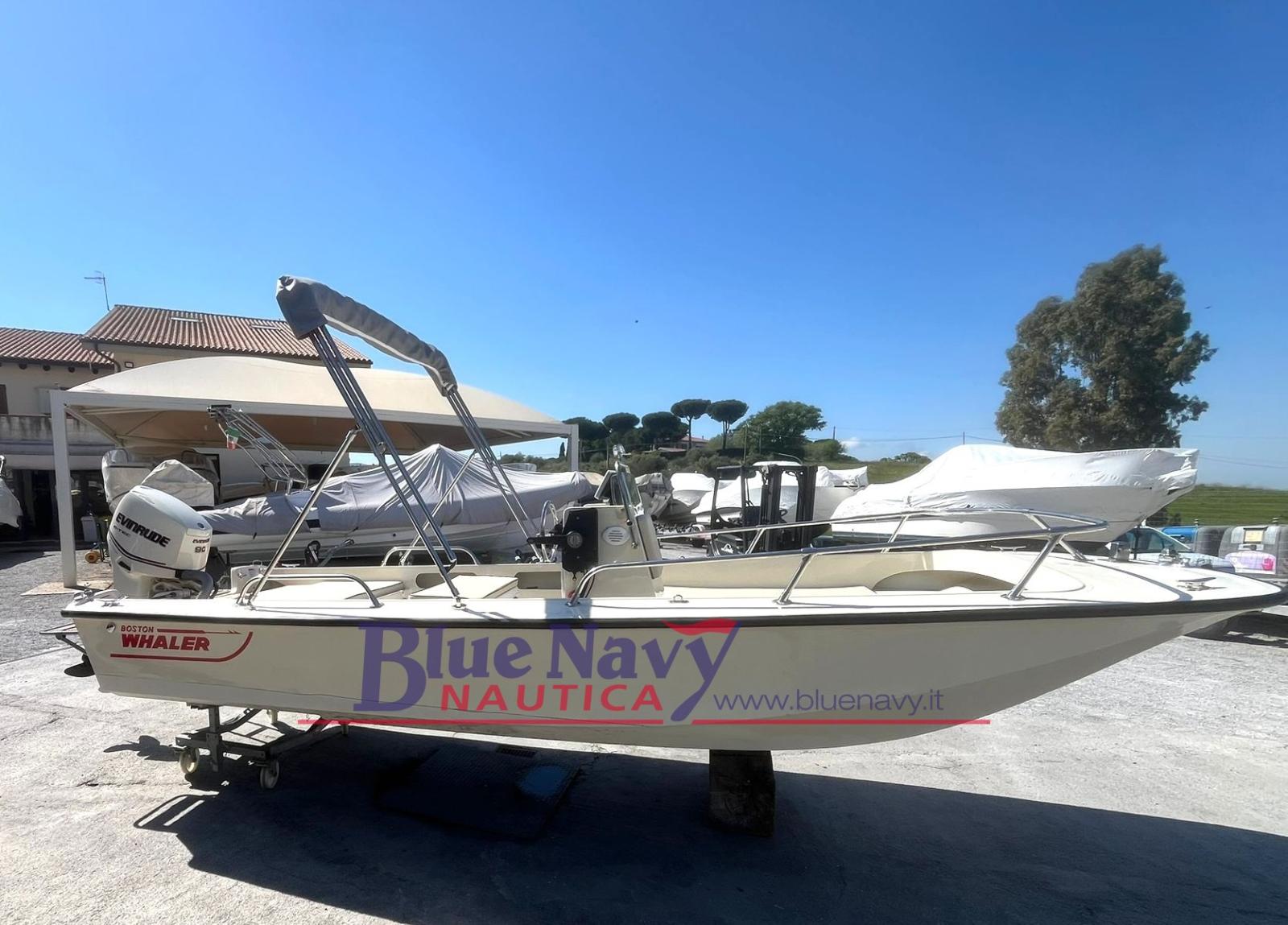 boston whaler 17 montauk + evinrude e tec 90cv 2026
